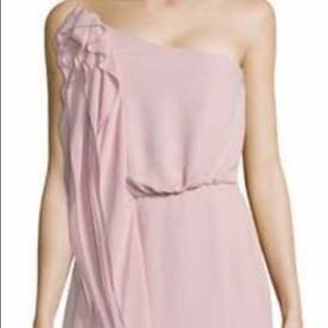 NWT! BCBG One shoulder Gown w/side split